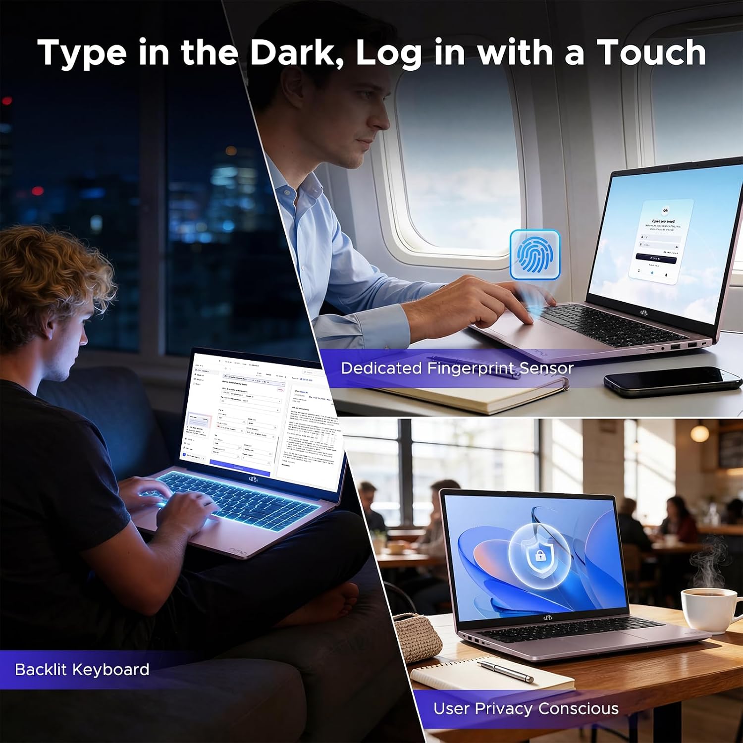 NIMO 15.6" AI-Productivity Light Gaming-Laptop, AMD Ryzen 7 8745HS Radeon 780M (Beat R9 7940HS), 64GB DDR5 2TB SSD, USB4 100W USB-C PD for Creative Projects, College Creators & AI Work, 2Yr-Warranty - Image 6