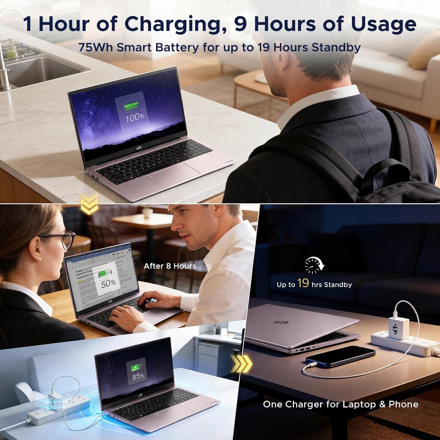 NIMO 15.6" AI-Productivity Light Gaming-Laptop, AMD Ryzen 7 8745HS Radeon 780M (Beat R9 7940HS), 64GB DDR5 2TB SSD, USB4 100W USB-C PD for Creative Projects, College Creators & AI Work, 2Yr-Warranty - Image 8