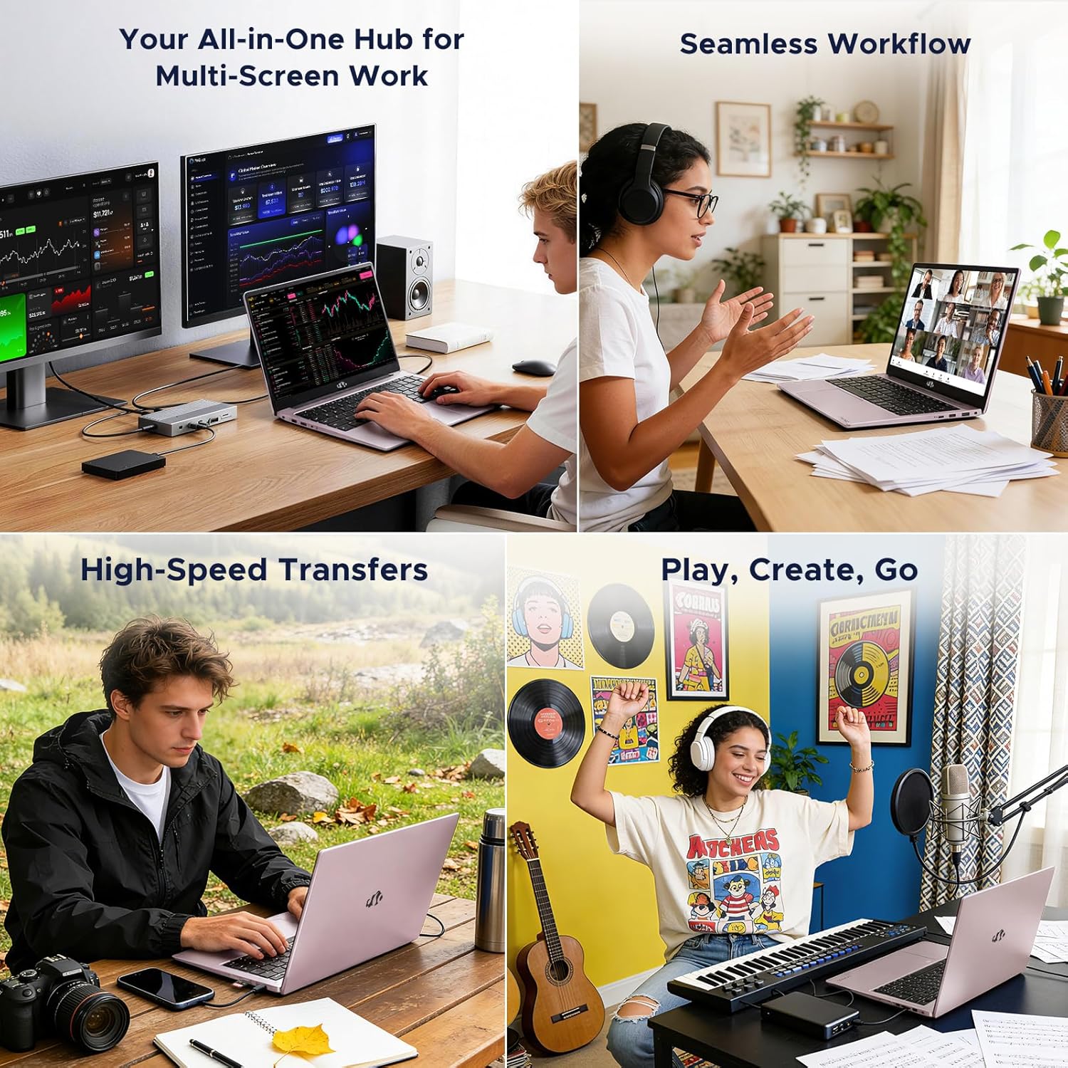 NIMO 15.6" AI-Productivity Light Gaming-Laptop, AMD Ryzen 7 8745HS Radeon 780M (Beat R9 7940HS), 64GB DDR5 2TB SSD, USB4 100W USB-C PD for Creative Projects, College Creators & AI Work, 2Yr-Warranty - Image 9