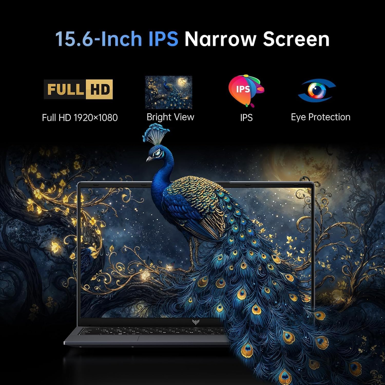 2026 Laptop 15.6" HD IPS Display Laptop with N95 Processor, Laptops 16GB RAM 256GB SSD Work Laptops UHD Graphics, Student Laptop Business Computer Light&Thin, Metal Shell, Webcam, Win, Type-C, USB3.2 - Image 8