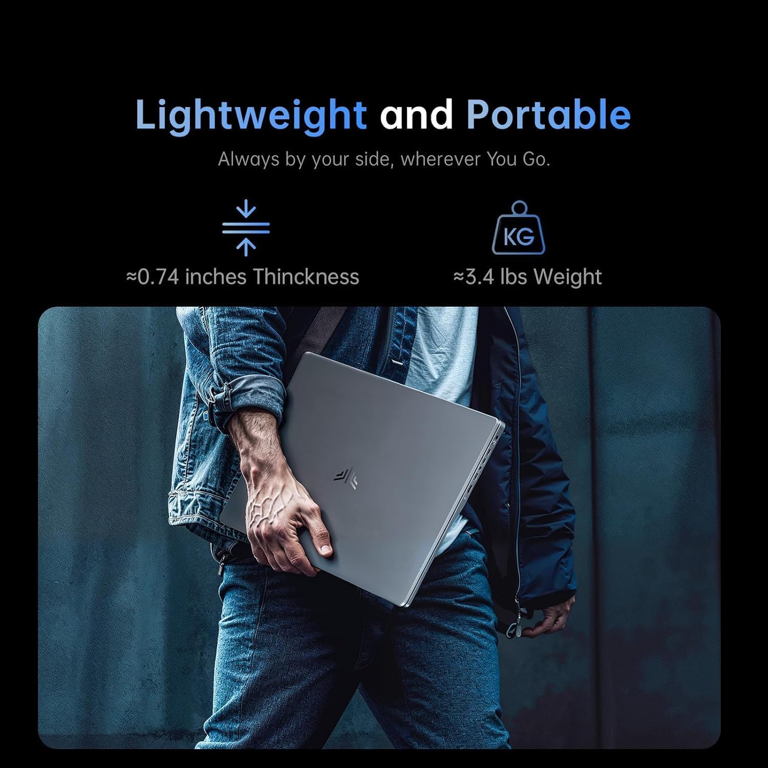 2026 Laptop 15.6" HD IPS Display Laptop with N95 Processor, Laptops 16GB RAM 256GB SSD Work Laptops UHD Graphics, Student Laptop Business Computer Light&Thin, Metal Shell, Webcam, Win, Type-C, USB3.2 - Image 9