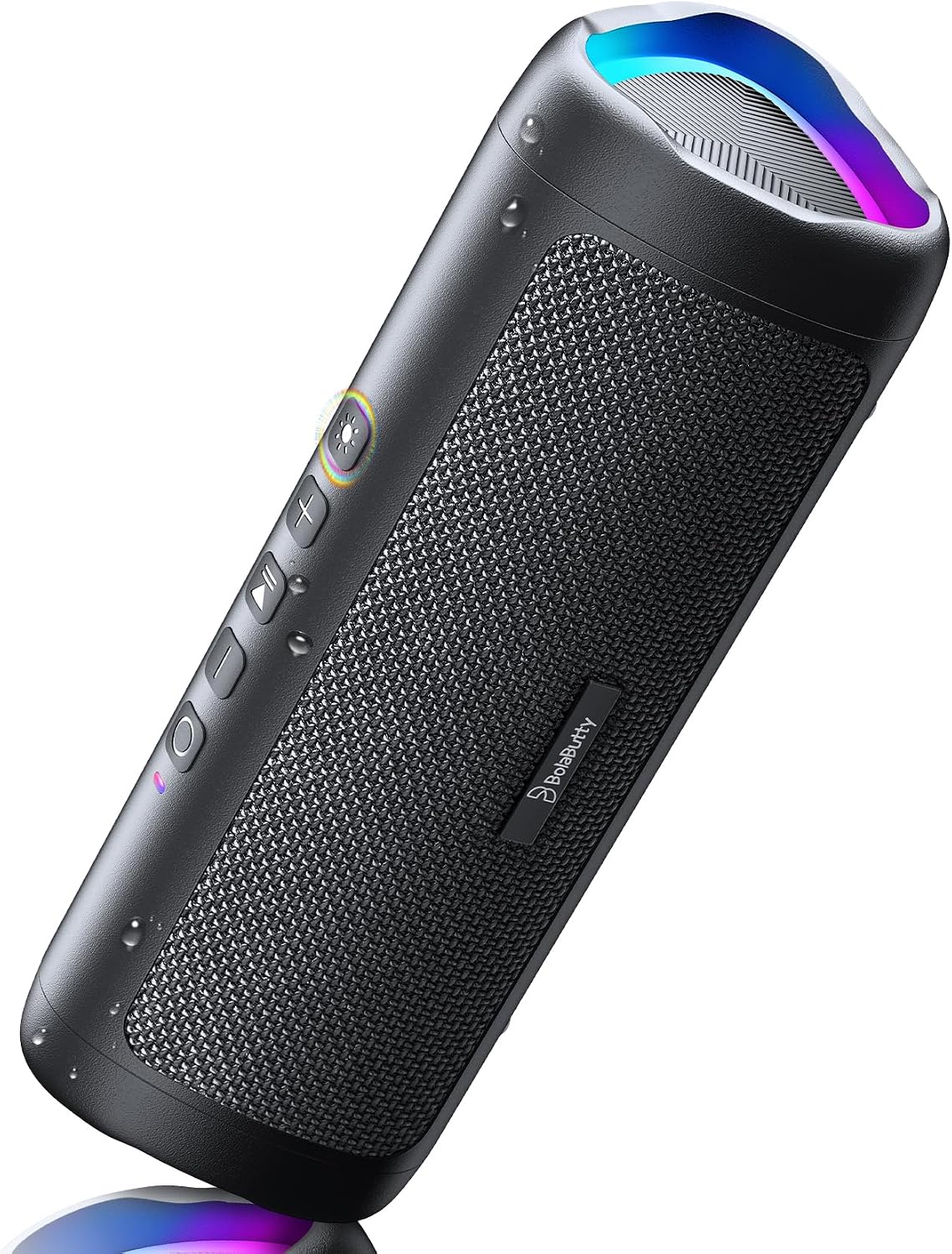 Bluetooth Speaker, 20W HD Sound, Portable Wireless, IPX5 Waterproof, Up to 24H Playtime, TWS Pairing, for Home/Party/Outdoor/Camping/Beach Essentials, Electronic Gadgets, Birthday Gift (Black)